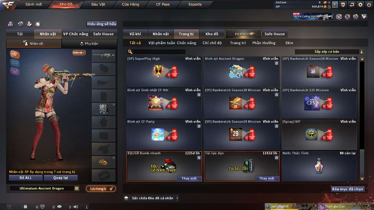 shop acc cf uy tin gia re